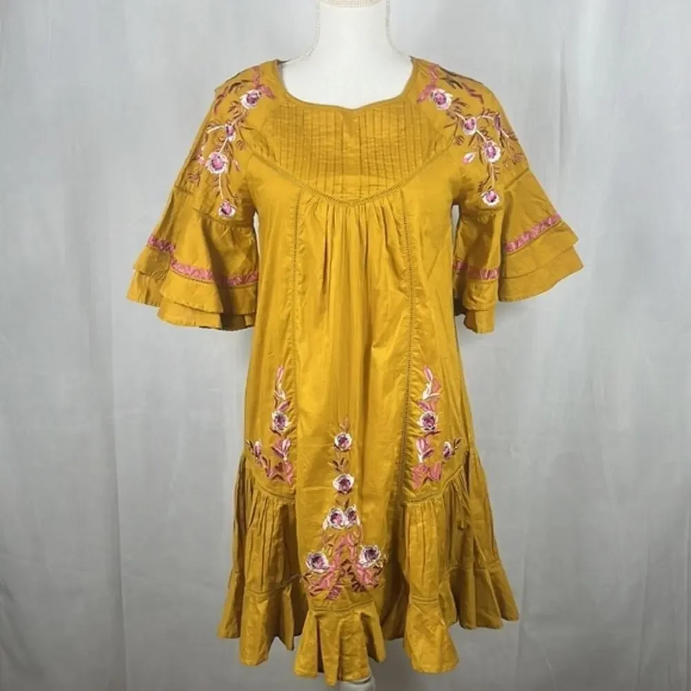 Free People‎ Pavlo Dress in Gold.